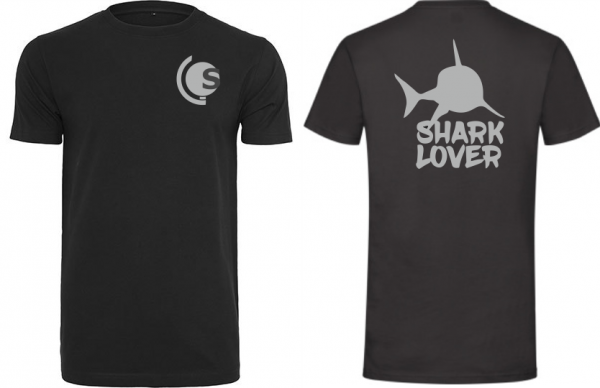 T-Shirt Shark Lover schwarz