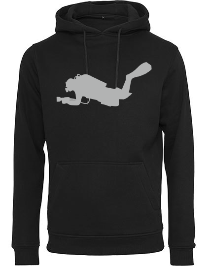 Hoodie Taucher schwarz