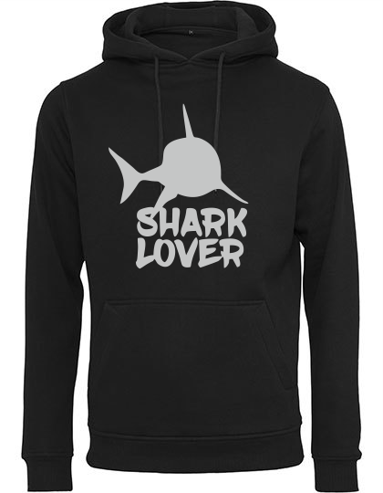 Hoodie Shark Lover schwarz