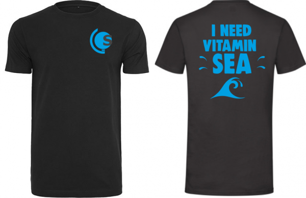 T-Shirt Vitamin Sea schwarz